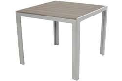 OUTLET - Stół ogrodowy aluminiowy MODENA 90 - Srebrny
