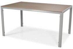 Stół ogrodowy aluminiowy MODENA 150 - Srebrny