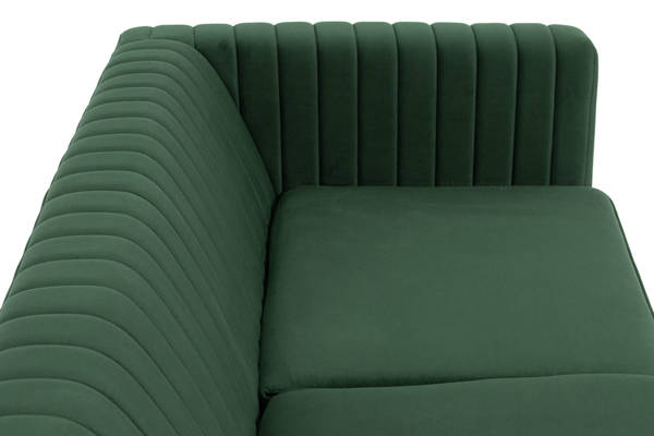 Kanapa sofa trzyosobowa OXFORD III - ciemnozielona
