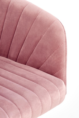 Nowoczesny fotel obrotowy FRESCO - różowy