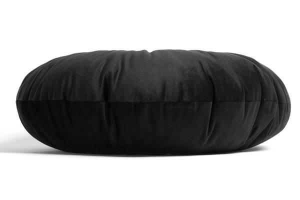 Okrągła poduszka OLIWIA 40 cm - czarna