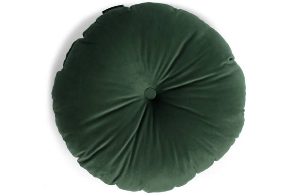 Okrągła poduszka OLIWIA 45 cm - zielona