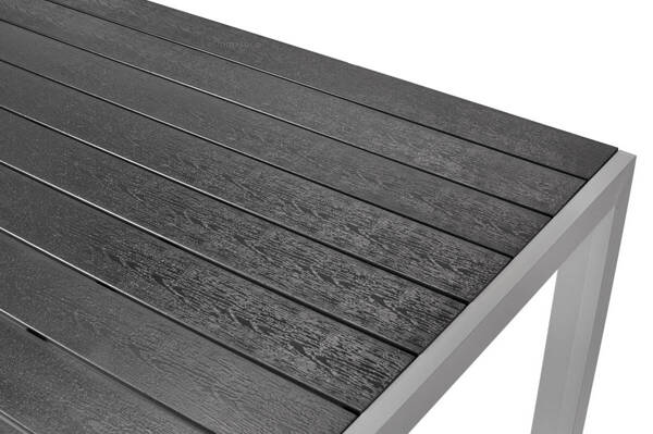 Stół ogrodowy aluminiowy MODENA - Czarny