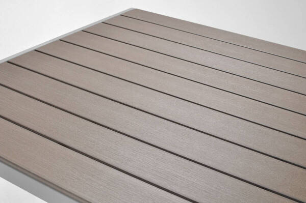 Stół ogrodowy aluminiowy MODENA  - Srebrny